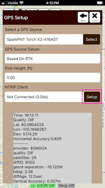 GPS output